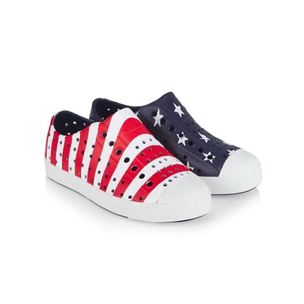 Native Jefferson C10 Patriotic American Flag Sneaker Sandals